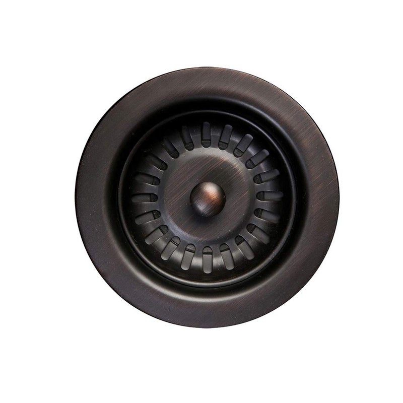 Premier Copper Products D-132ORB 3.5-Inch Universal Kitchen/Bar Basket Strainer Drain, Oil Rubbed Bronze - Image 1
